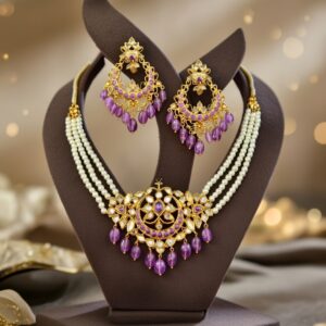 Nizami Choker in Amethyst