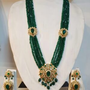 Raani Haar in Green Onyx