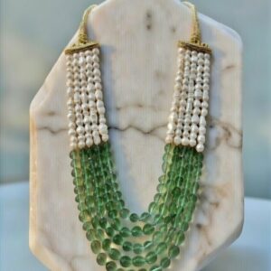 Five Layer Pearl and Beads Necklace