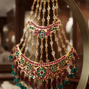 Jadau Jhumar - Multi color